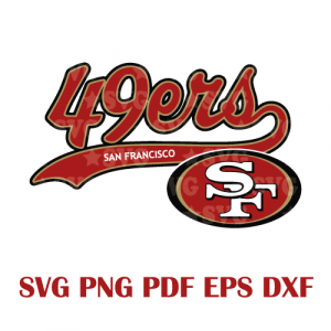 San Francisco 49ers Svg Dxf Pdf Png Eps Instant Download - STAR SVG