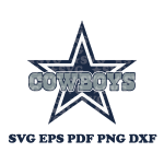 Dallas Cowboys Star Svg File Dxf Pdf Png Eps Instant Download