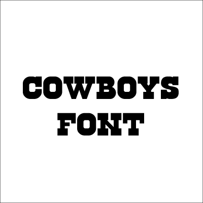 dallas cowboys font
