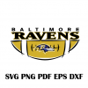 Baltimore Ravens Logo Svg File Dxf, Pdf, Png, Eps Instant Download