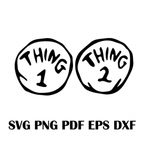 Thing 1 Thing 2 Svg