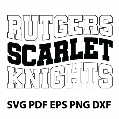 Rutgers Scarlet Knights Football Svg