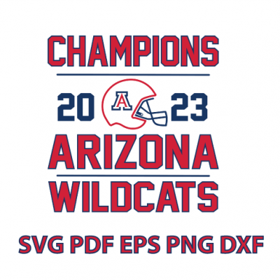 Arizona Wildcats 2023 Alamo Bowl Champions Svg