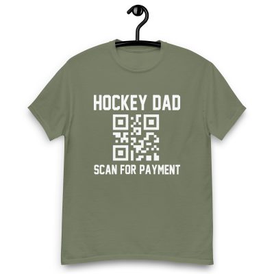 Hockey Dad Scan For Payment T-Shirt Amazon Shopping 2023
